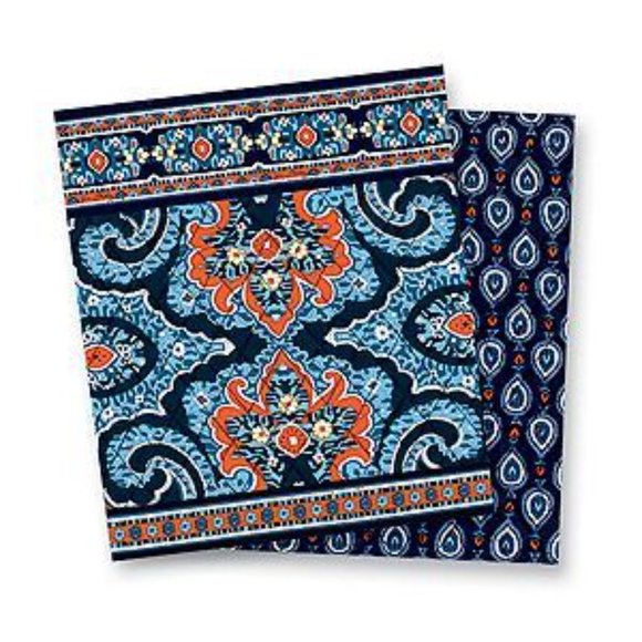 Vera Bradley Retired MARRAKESH MOTIFS Fabric Small Cosmetic Makeup Bag Pouch - Picture 3 of 3